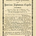 Capelle Henricus Alphonsus