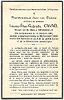 Cavael Leonie Elise Gabrielle veuve Delhuille
