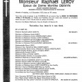 Leroy Raphael epoux Dervyn
