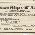 Decroo Antoinette veuve Maerten epouse Christiaens