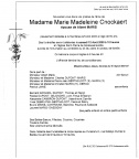 Cnockaert Marie Madeleine epouse Maris