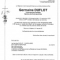 Duflot Germaine