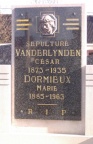 Tombe de Vanderlynden Cesar et Marie Dormieux