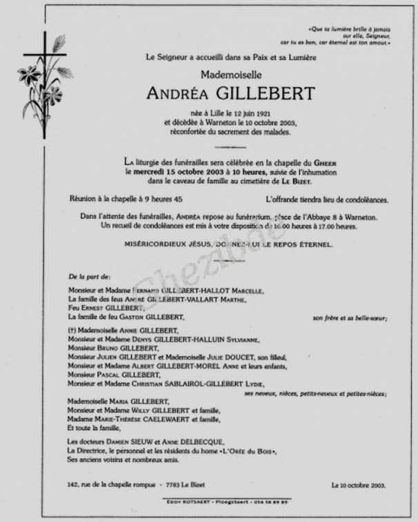 GILLEBERT Andréa