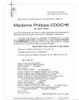 TALLEU Gisèle veuve COOCHE Philippe
