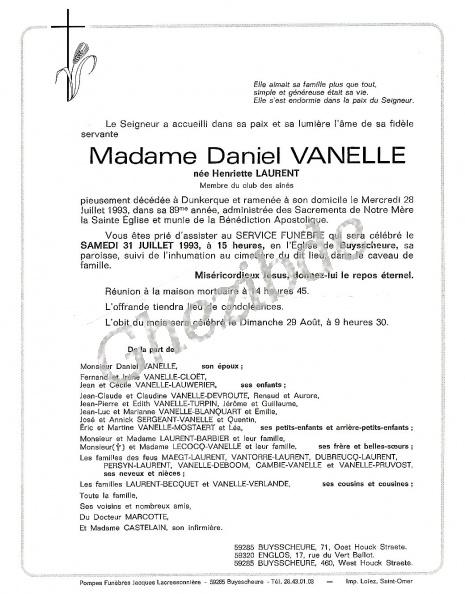 Faire-part Mortuaire LAURENT Henriette veuve VANELLE Daniel.jpg
