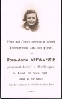 VERWAERDE Rose Marie - 1