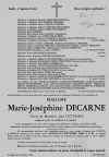 DECARNE Marie Joséphine veuve LETERME