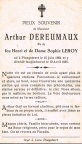 DEREUMAUX Arthur fils de Henri x LEROY