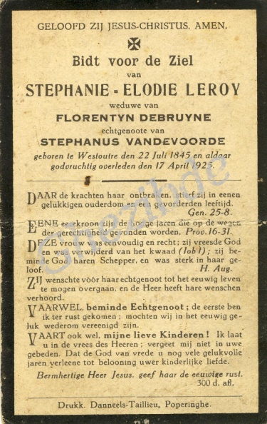 Leroy Stephanie-Elodie weduwe Debruyne echtgenote Vandevoorde.JPG