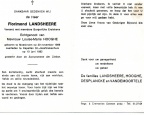 Florimond LANDSHEERE ux Louise Marie HOOGHE o 20-11-1899 a Moeskroen et + 10-06-1982 a Kapellen